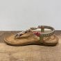 24157520 teensandaal stof print goud