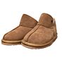 Willow dichte gevoerde pantoffel cognac