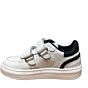 H1016 3 klittenband witte witte tennis sneaker