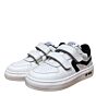 H1016 3 klittenband witte witte tennis sneaker