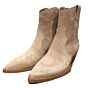 5012 uni korte western beige suede