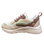 C18582X7 mesh sneaker beige met oud rose