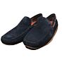 Callimo suede moccasin instap blauw