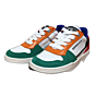 13843 tennis veter groen/oranje/blauw