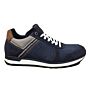 Kevan sportieve casual runner blauw nubuk