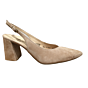 6101 beige suede sling back pump