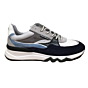 De Zager 07.08 combi sneaker blauw/wit combi