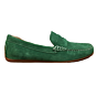 Carmona suede automoccasin groen suede