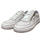 A8531 fijne tennis sneaker kuipzool creme