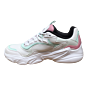 Collene CB wmn witte sneaker met lime/fuxia