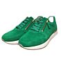 43.480-19 slanke sneaker ritsje groen suede