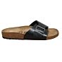 Catalina 1026617 brede band slipper zwart