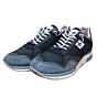 C-848-XL ruitprint upper sneaker blauw