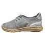 M106013 gaas veter espadrillos zilver