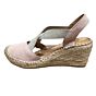 305800 sleehak espadrillos kruis elastiek rose