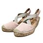 305800 sleehak espadrillos kruis elastiek rose