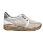 M106013 gaas veter espadrillos wit