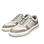 13449 kuipzool sneaker suede hielstuk wit leer