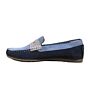 Carmona suede automoccasin 2 kleuren blauw