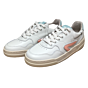 Court tennis elemental blue pink streep wit leer