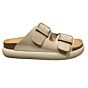 Noelle Chunky dikke zool 2 gespen slipper beige