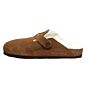 1028299 Boston gevoerd mink suede dichte slipper