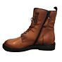 T81208 glad veterbootie metal veterringen cognac