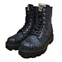 12514-081 zwart/multi blauw veterboot profielzool