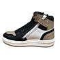 H1765 zwart/taupe F basketball veterboot