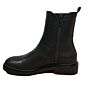 IB23513 zwart leren chelsey bootie