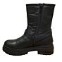 B3270 zwarte 2 gespen motorbike boot