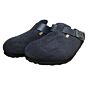 1028174 Boston suede dichte slipper midnight