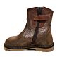 42938-239 taupe/bruin western bootie