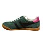 CLB538NB classic suede sneaker groen/zwart