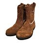 224827-413 cognac suede western bootie