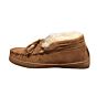 Bunya moccasin pantoffel met veter cognac