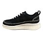 C1217102APSH3 black woven sneaker