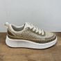 C1217102APSH6 goud woven bovenkant sneaker