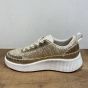 C1217102APSH6 goud woven bovenkant sneaker