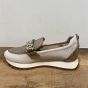 HV253948 beige sportieve loafer vlecht bit