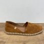 Carmen cognac suede open geleng