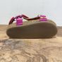 P1904 roze  voetbed sport sandaal kraaltje