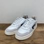 Court S43 witte sneaker blauw streep